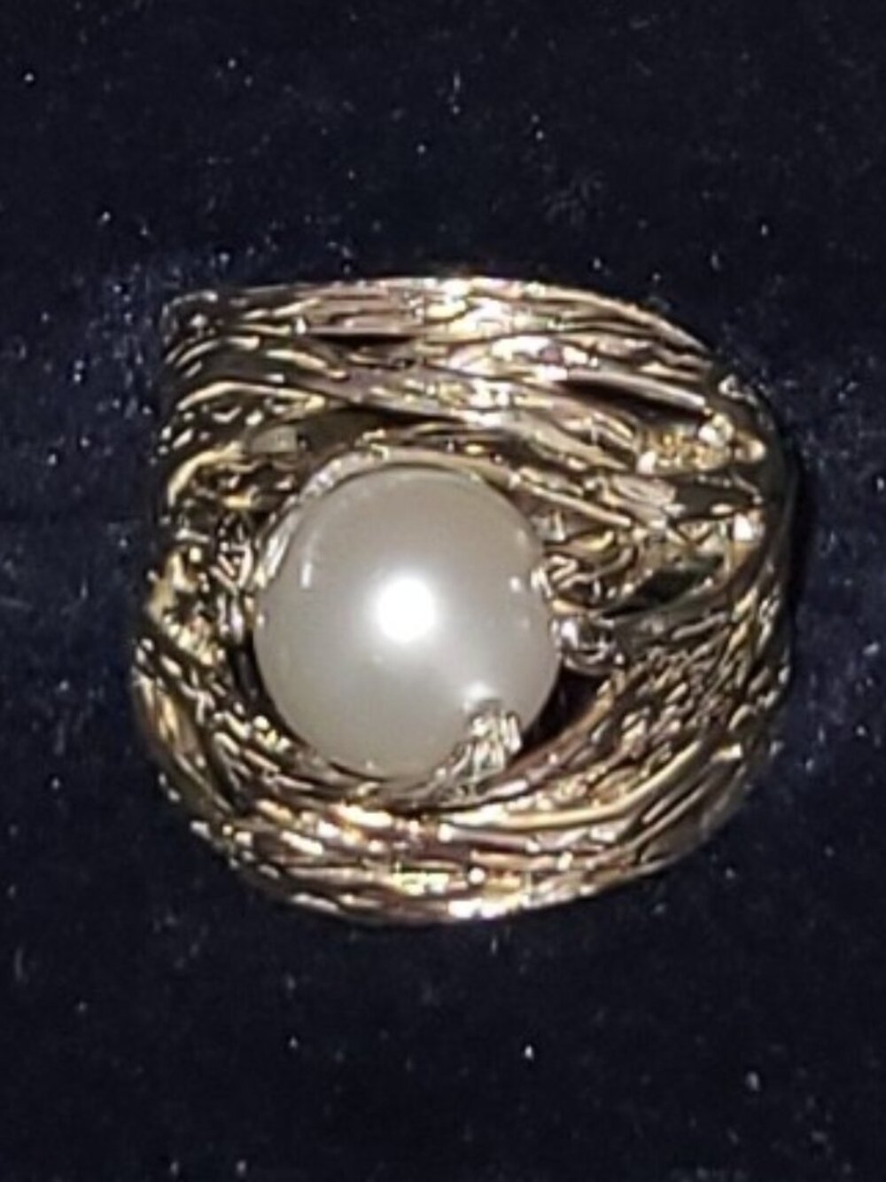 Stauer Holy Land Pearl Ring (size 6)